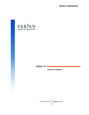 Varian RGSC 1.0 Calibration Manual