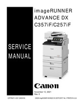 Canon imageRUNNER ADVANCE DX C257iF Service Manual
