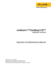 Fluke MOLBOX1 PLUS S - V 6.00 Operation And Maintenance Manual