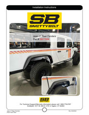 Smittybilt SB77854 Installation Instructions Manual