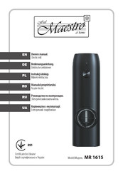 Maestro MR 1615 Owner's Manual