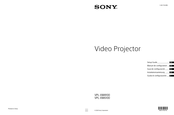 Sony VPL-XW6100ES Setup Manual