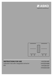 Asko HIHD854MF Instructions For Use Manual