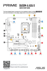 Asus PRIME B650M-A AX6 II Quick Start Manual