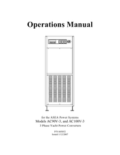 ASEA AC200V-3/2 Operation Manual