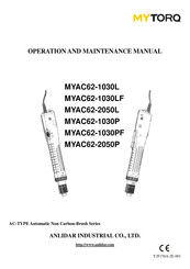 MYTORQ MYAC62-1030PF Operation And Maintenance Manual