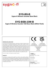 Eurotech sygno-fi SYG-BS-B Install Sheet
