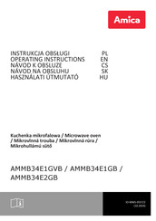 Amica AMMB34E1GVB Operating Instructions Manual