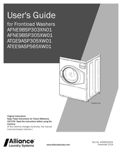Alliance Laundry Systems ATEE9ASP565XW01 User Manual