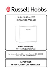 Russell Hobbs RHTTFZ0E SS Instruction Manual