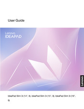 Lenovo IdeaPad Slim 3 14IRU9 1 User Manual