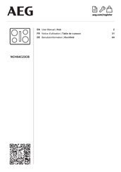 AEG NCH84C23CB User Manual