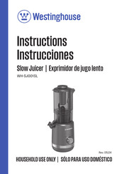 Westinghouse WH-SJ001SL Instructions Manual