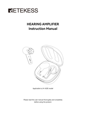 Retekess JH-A32E Instruction Manual