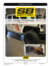 Smittybilt SB77852 Installation Instructions Manual