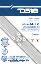 DS18 SB24BTX Owner's Manual