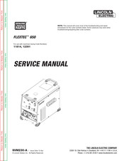 Lincoln Electric FLEXTEC 650 Service Manual