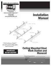 Mortuary Lift The Ultimate 1000 Lift Installation Manual