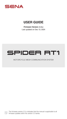Sena SPIDER RT1 User Manual