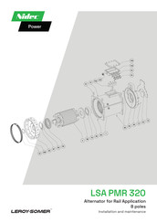 Nidec LEROY-SOMER LSA PMR 320 Installation And Maintenance Manual