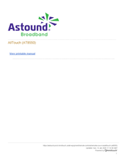 Astound AllTouch AT8550 Manual