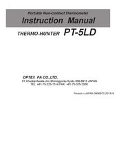 Optex PT-7LD Instruction Manual