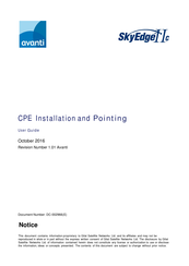 Avanti SkyEdge II c User Manual