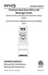 NewAir ESTATE SPWB270BSD0 Owner's Manual