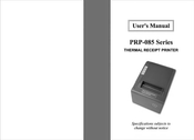 Tysso PRP-085 Series User Manual