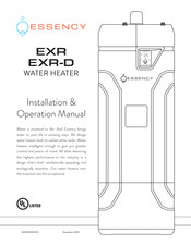 ESSENCY EXR Installation & Operation Manual