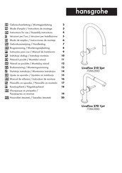 Hans Grohe LivaFine 270 1jet 72863 0 Series Instructions For Use/Assembly Instructions