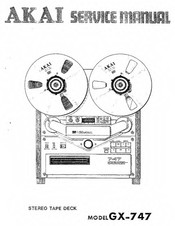 Akai GX-747 Service Manual