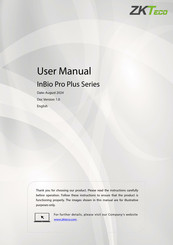 ZKTeco InBio160 Pro Plus User Manual