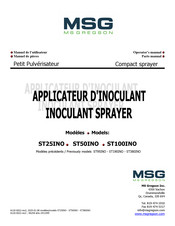 MSG ST50INO Operator's Manual