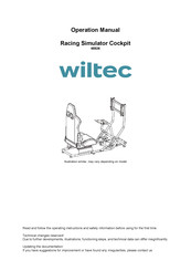 WilTec 65526 Operation Manual