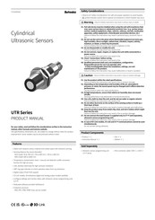 Autonics UTRCM30-8M Product Manual
