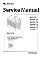 Rocker Chemker 600 Service Manual