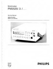 Philips PM2525/3 Series Service Manual