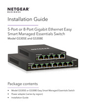 Netgear GS305E Installation Manual