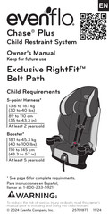 Evenflo Chase Plus Owner's Manual
