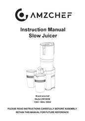 amzchef ZM1902B Instruction Manual