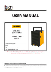Dantherm MASTER DH 732 P User And Maintenance Book