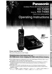 Panasonic KX-T4365 Operating Instructions Manual