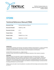 TEKTELIC Communications T0008356 Technical Reference Manual