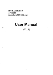 HPC Laser MPC6610 User Manual