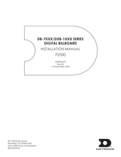 Daktronics D B-1 Series Installation Manual