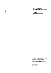 Tyco Fire & Security FLAMEVision FV421i Product Application Manual