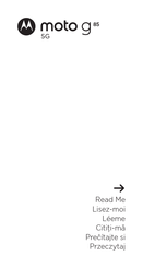 Motorola Moto g85 5G Read Me