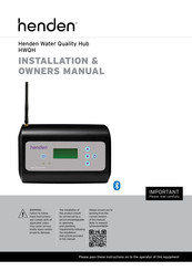 Henden HWQH Installation & Owner's Manual