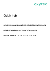 oxytec Odair CAD780PRO Instructions For Installation And Use Manual